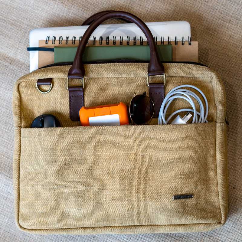 Laptop Bag Beige