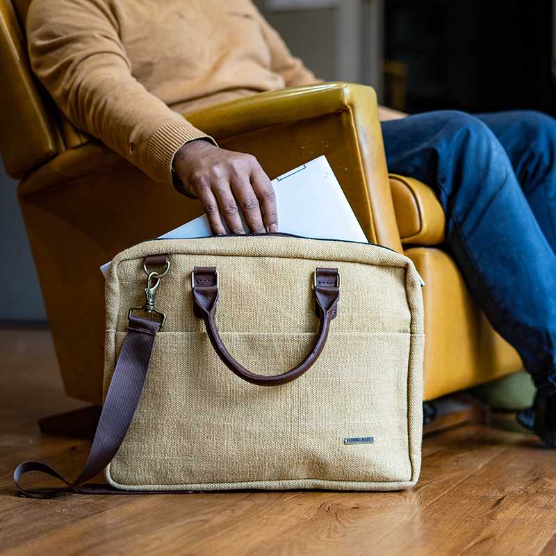 Laptop Bag Beige