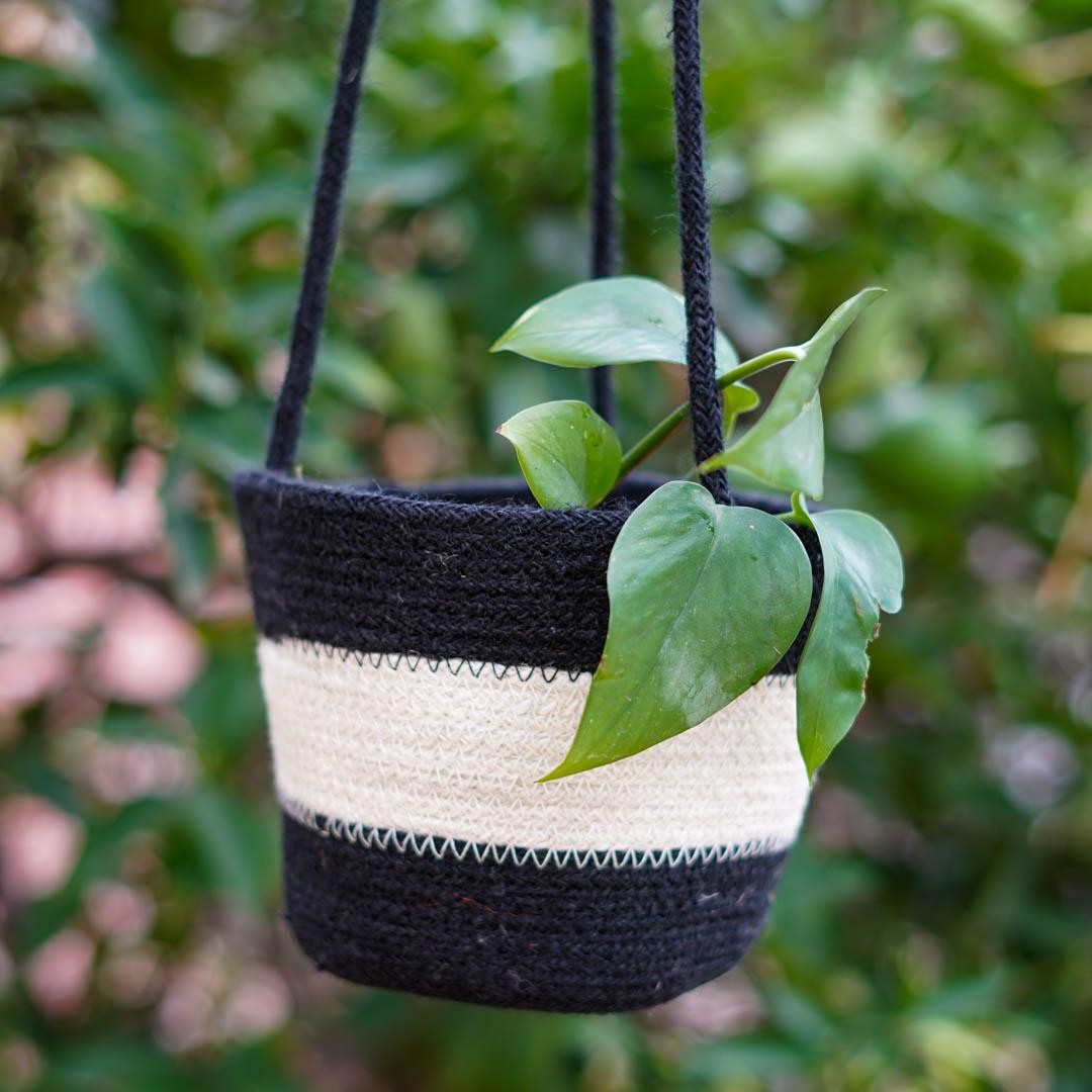 Plant Hanger -Zebra